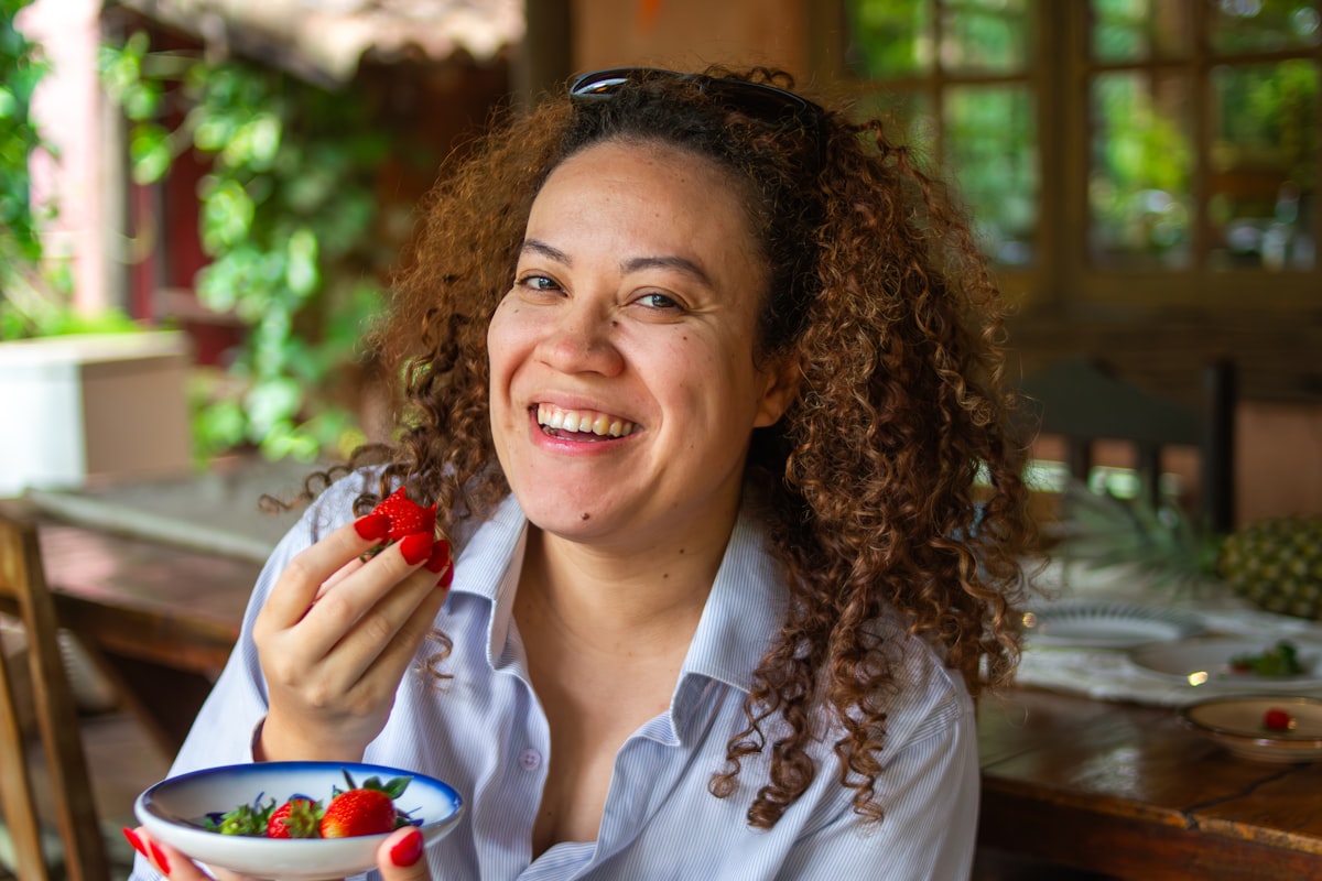 Colorful antioxidant vegetables and berries